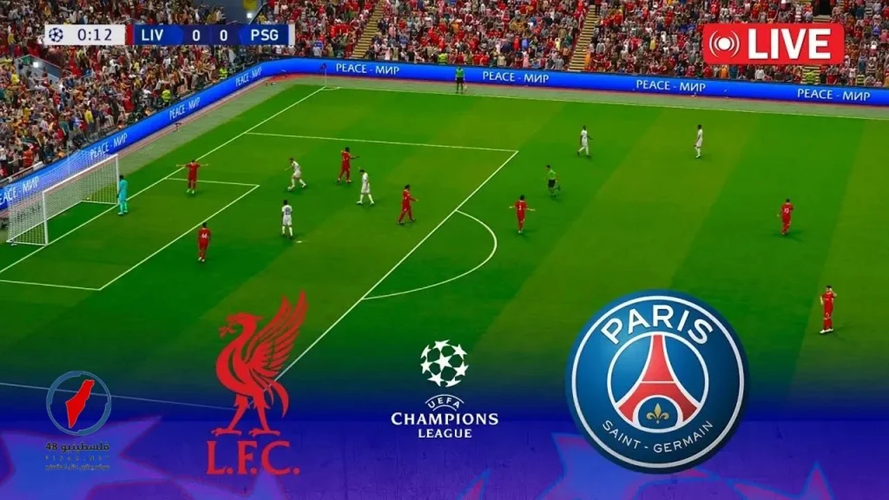 قناة مفتوحة تنقل مواجهة ليفربول وباريس سان جيرمان في ربع نهائي الأبطال